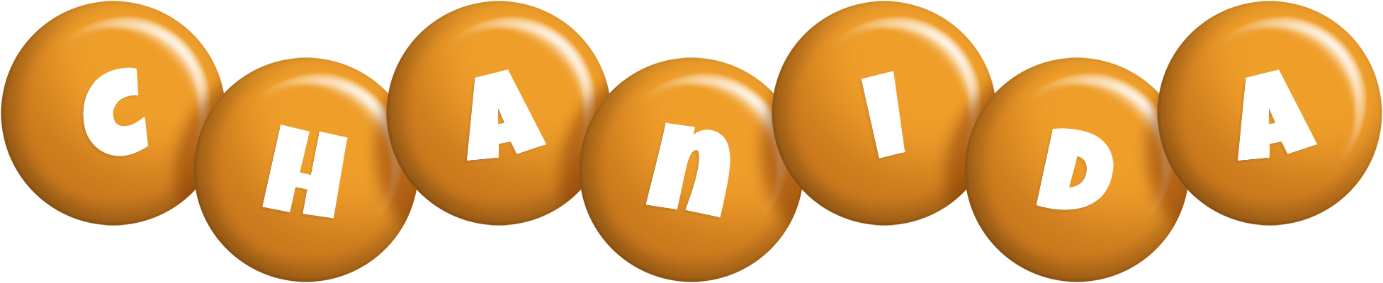 Chanida candy-orange logo