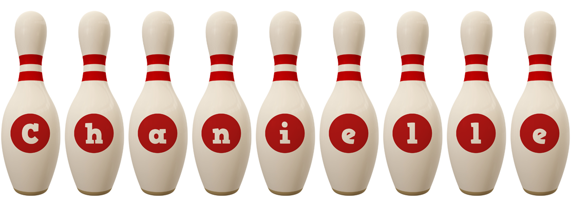 Chanielle bowling-pin logo