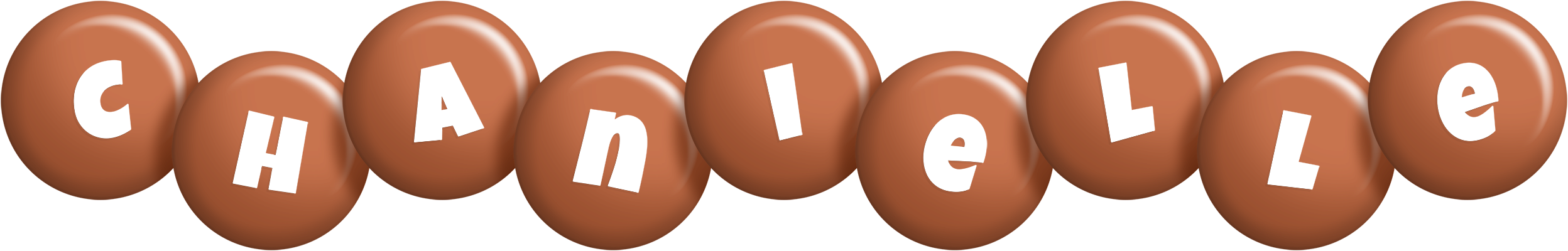 Chanielle candy-brown logo
