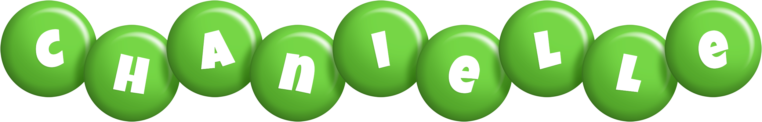 Chanielle candy-green logo