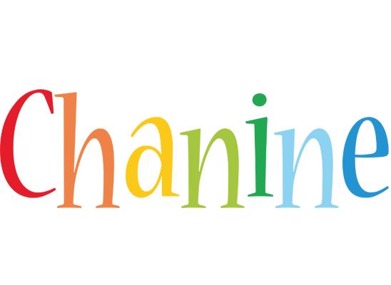 Chanine birthday logo