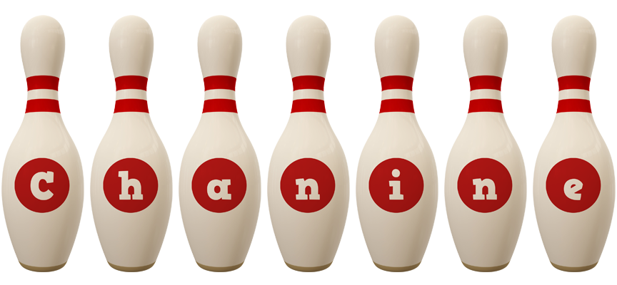 Chanine bowling-pin logo