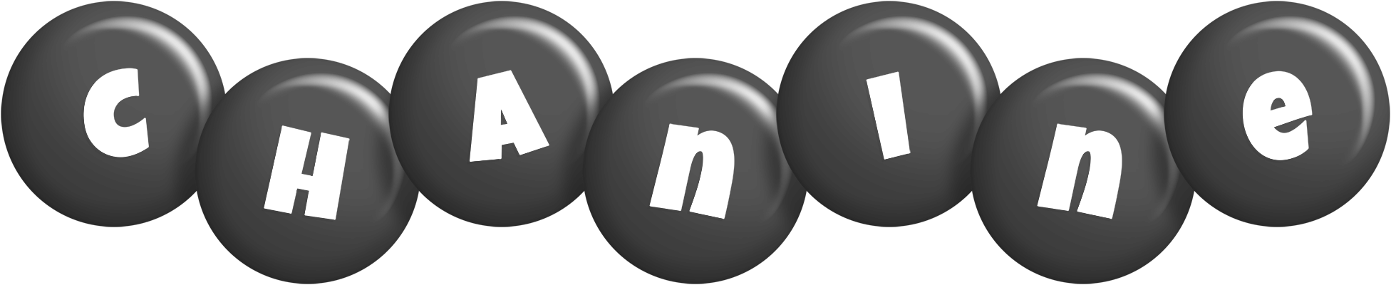 Chanine candy-black logo