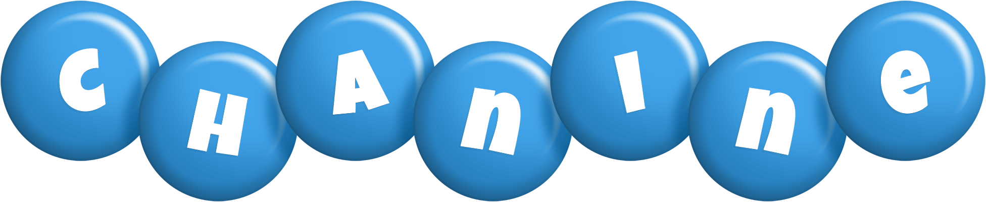 Chanine candy-blue logo