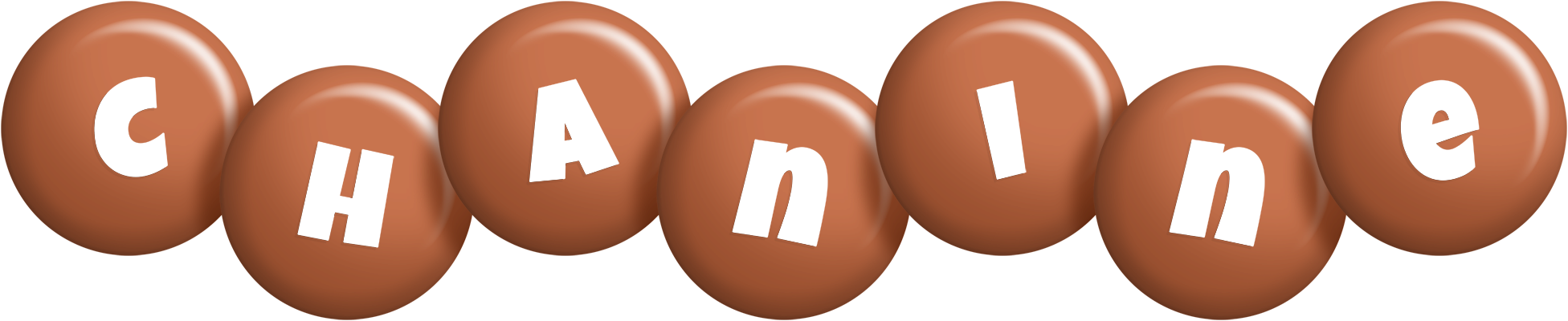 Chanine candy-brown logo