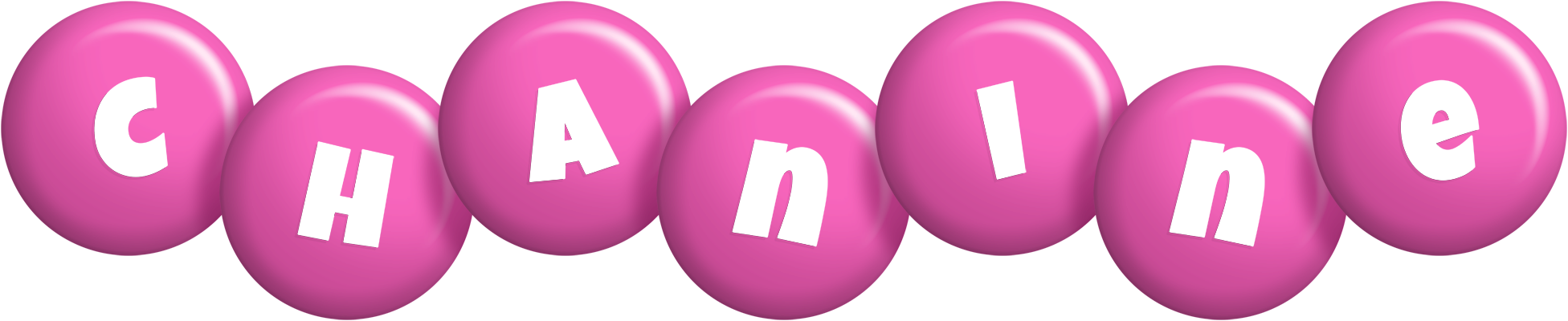 Chanine candy-pink logo