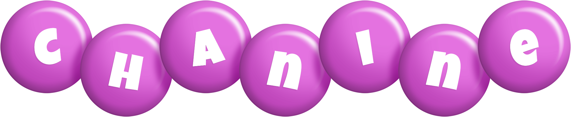 Chanine candy-purple logo