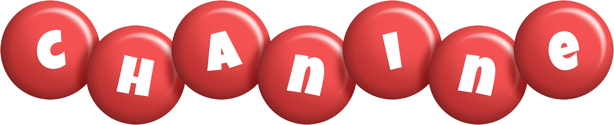 Chanine candy-red logo