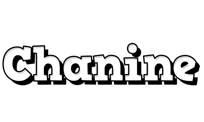 Chanine snowing logo