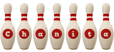 Chanita bowling-pin logo