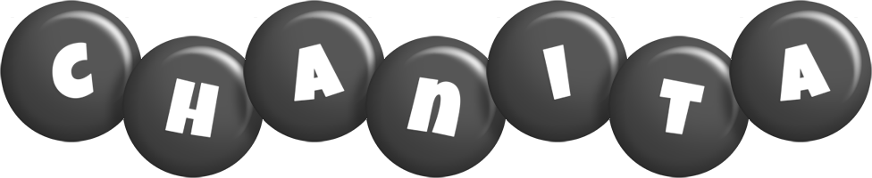 Chanita candy-black logo