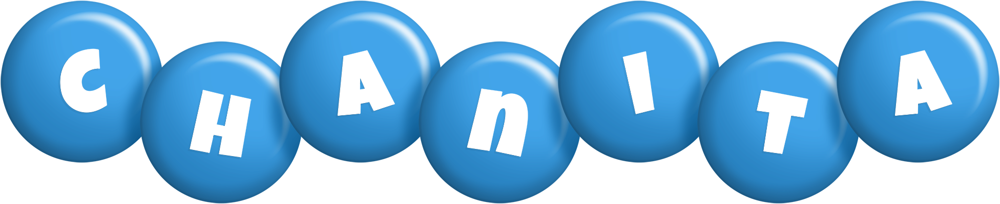 Chanita candy-blue logo