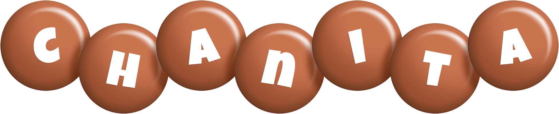 Chanita candy-brown logo