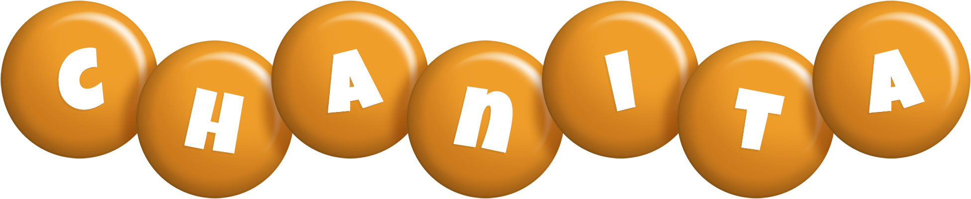 Chanita candy-orange logo