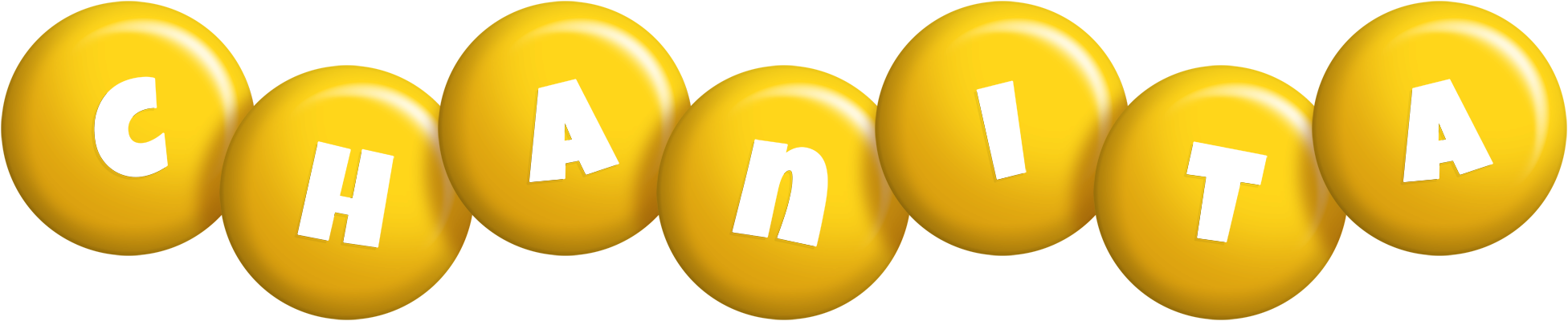 Chanita candy-yellow logo