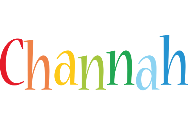 Channah birthday logo