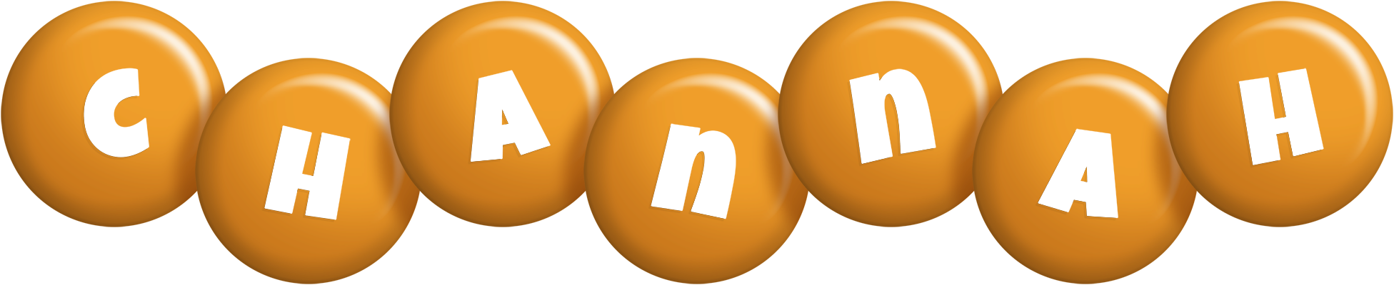 Channah candy-orange logo