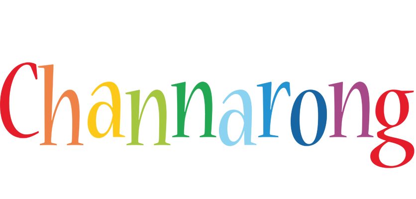 Channarong birthday logo