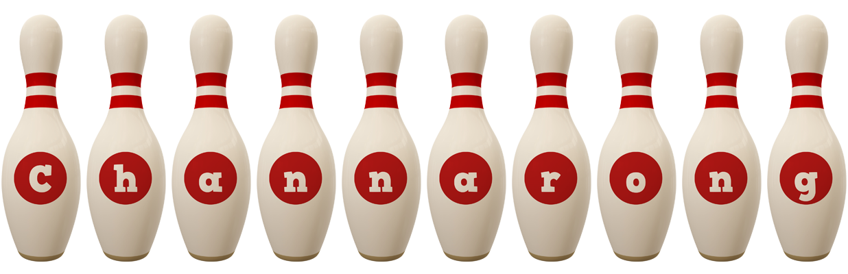 Channarong bowling-pin logo