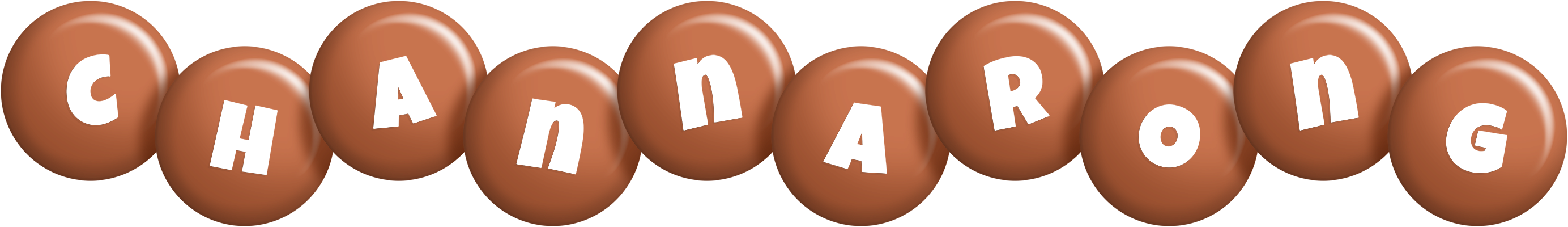 Channarong candy-brown logo