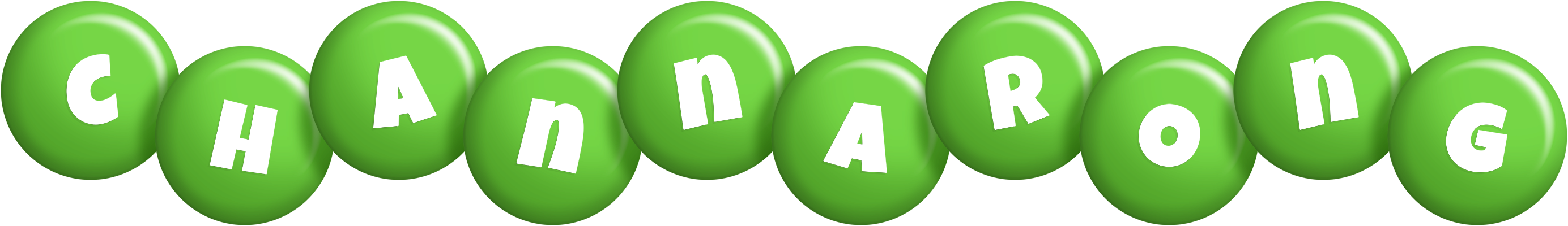 Channarong candy-green logo