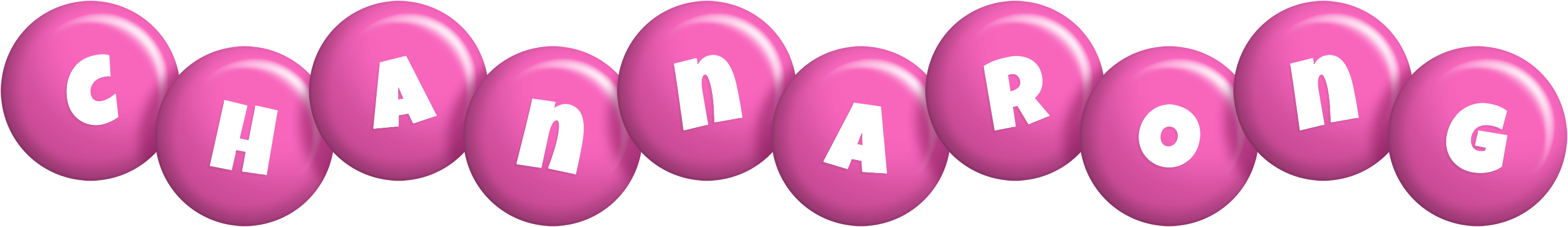 Channarong candy-pink logo