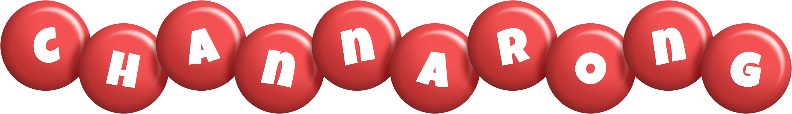 Channarong candy-red logo