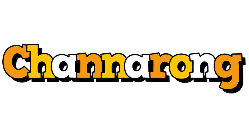 Channarong cartoon logo