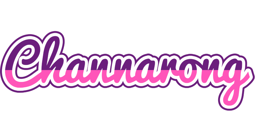 Channarong cheerful logo