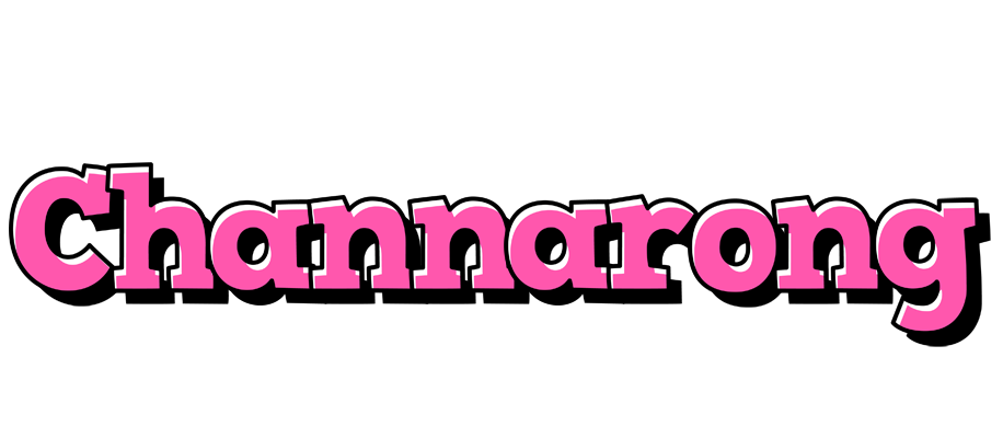 Channarong girlish logo
