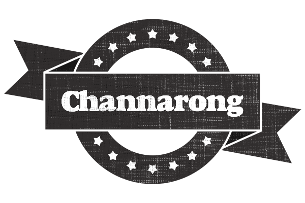 Channarong grunge logo