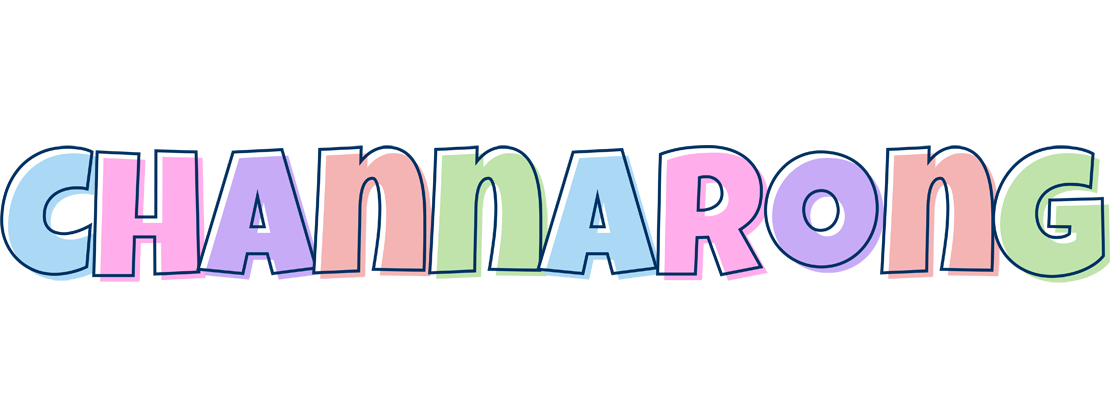 Channarong pastel logo