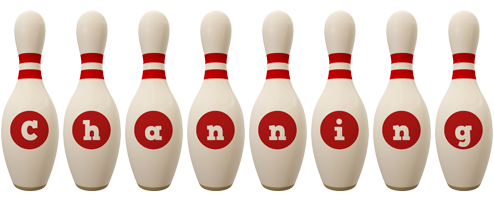 Channing bowling-pin logo