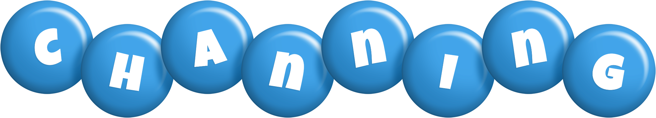 Channing candy-blue logo