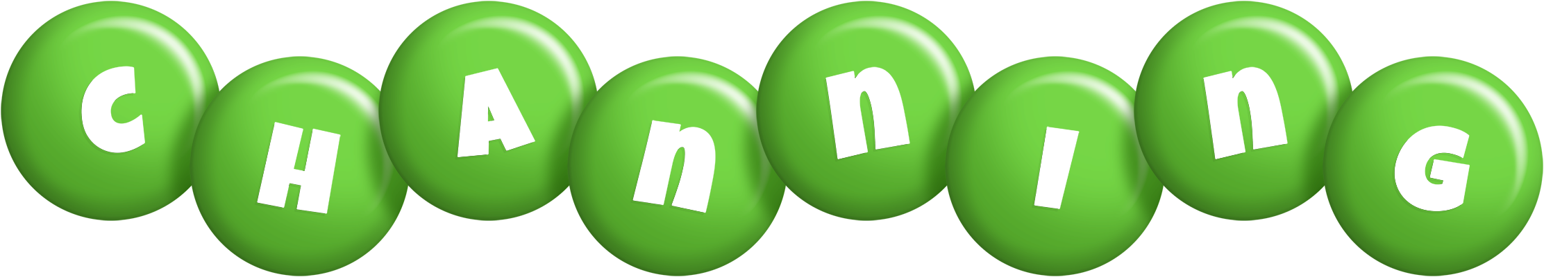 Channing candy-green logo