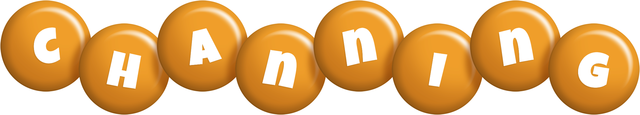 Channing candy-orange logo