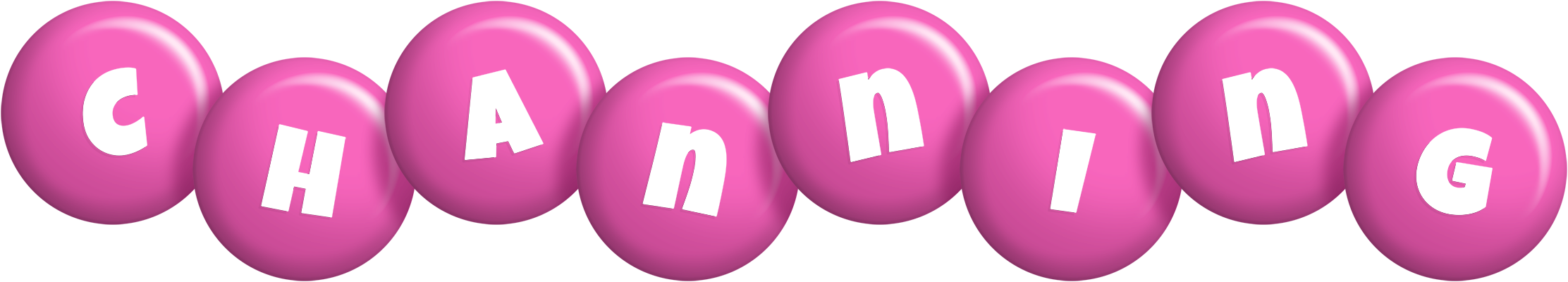 Channing candy-pink logo