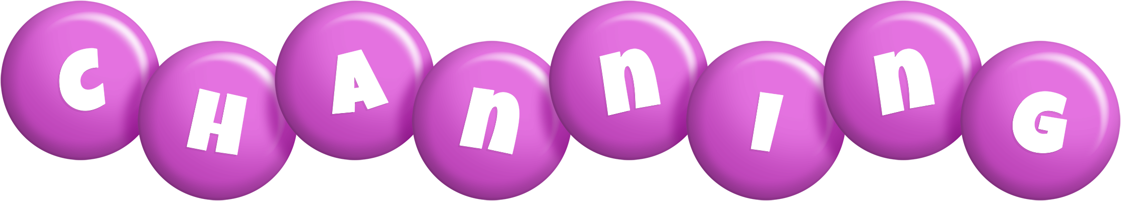Channing candy-purple logo