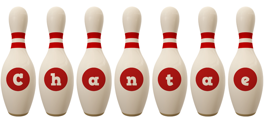 Chantae bowling-pin logo