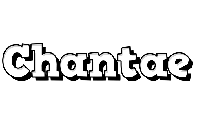 Chantae snowing logo