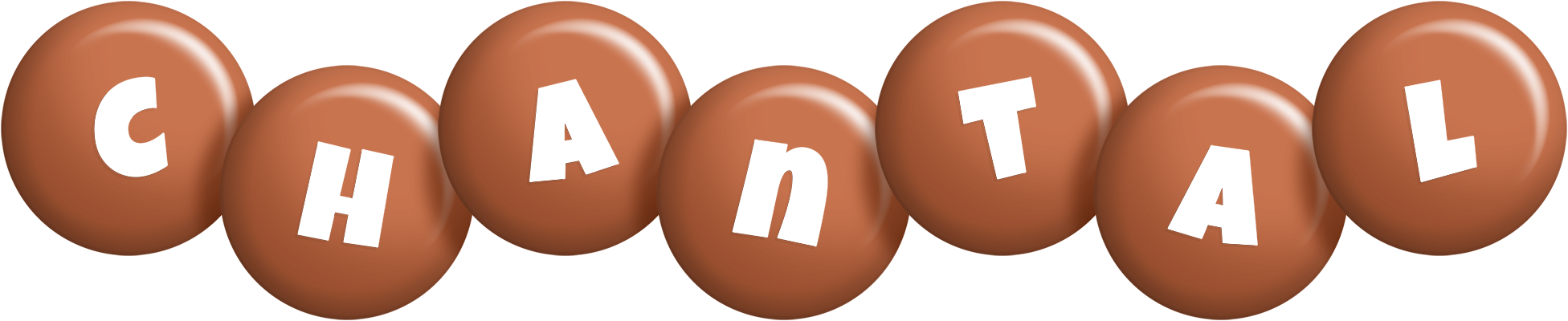 Chantal candy-brown logo