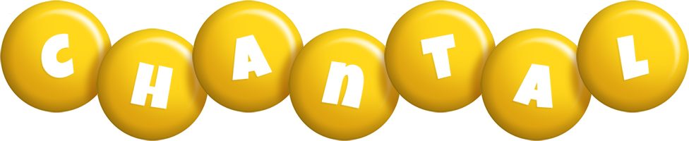 Chantal candy-yellow logo