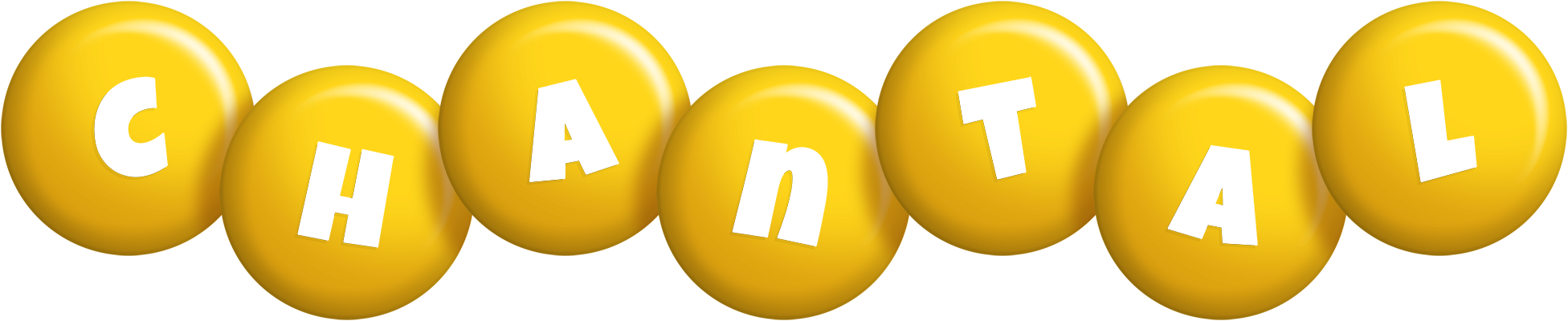 Chantal candy-yellow logo