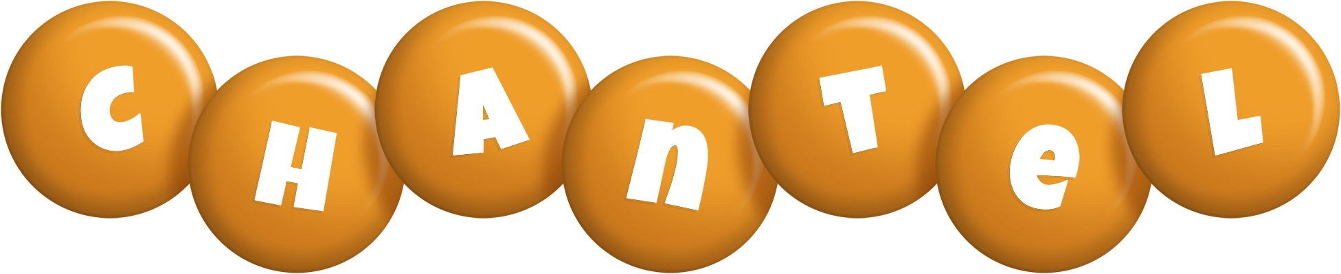 Chantel candy-orange logo