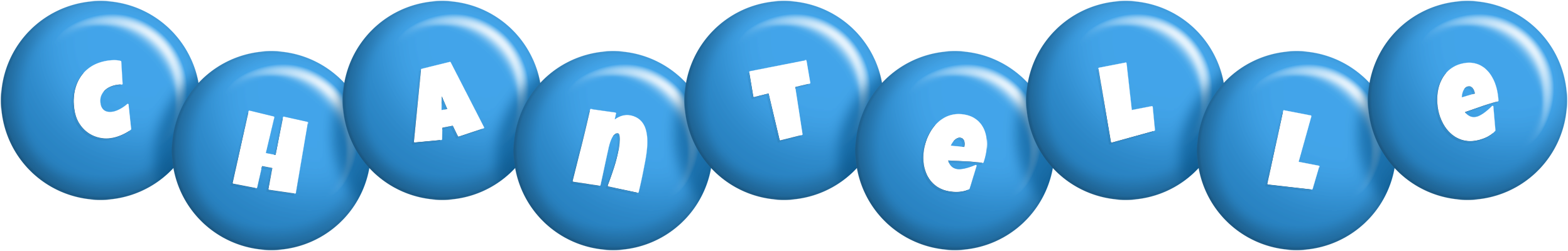 Chantelle candy-blue logo
