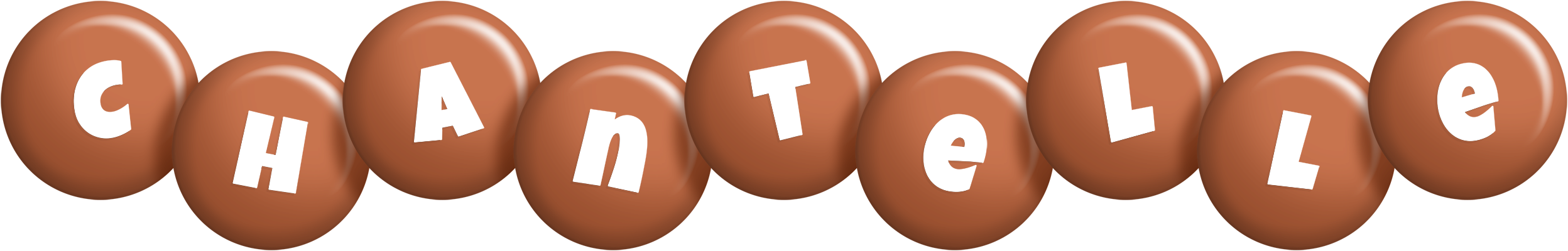 Chantelle candy-brown logo