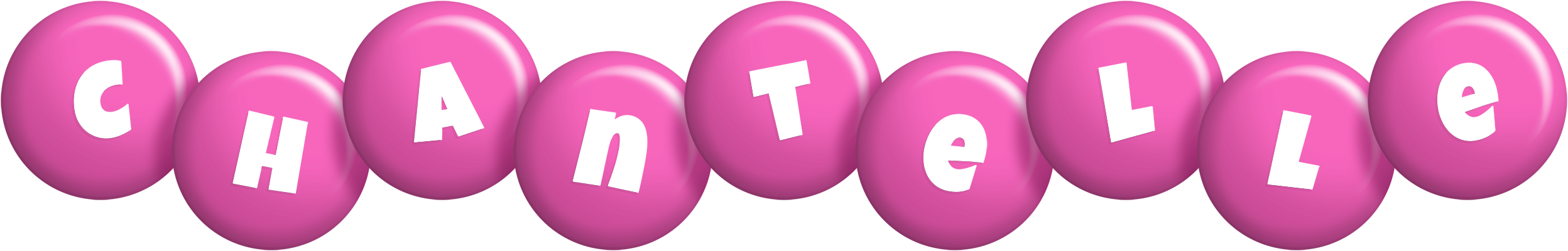 Chantelle candy-pink logo