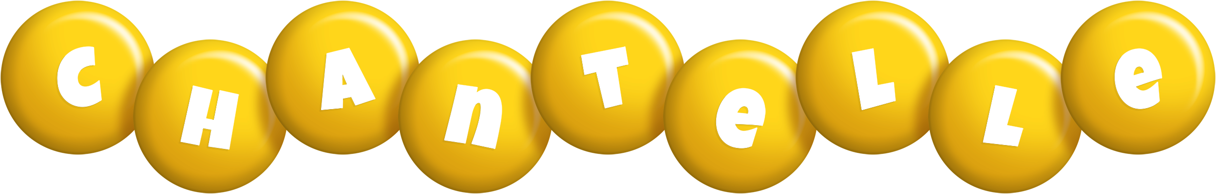 Chantelle candy-yellow logo