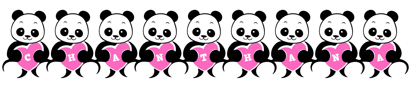 Chanthana love-panda logo