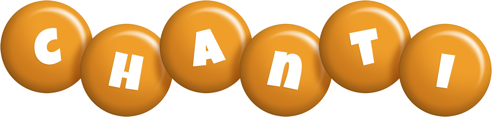 Chanti candy-orange logo